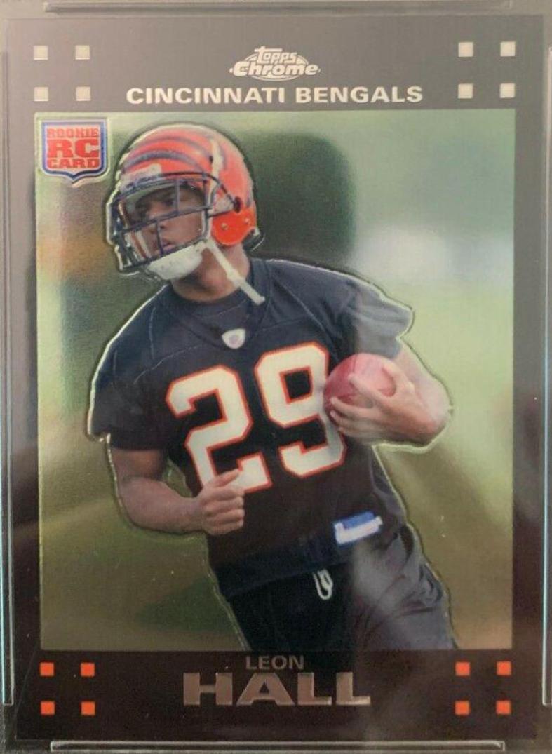 Leon Hall #TC248 2007 Topps Chrome Football