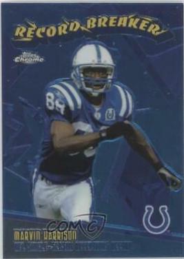 Marvin Harrison #RB20 Football Cards 2003 Topps Chrome Record Breakers