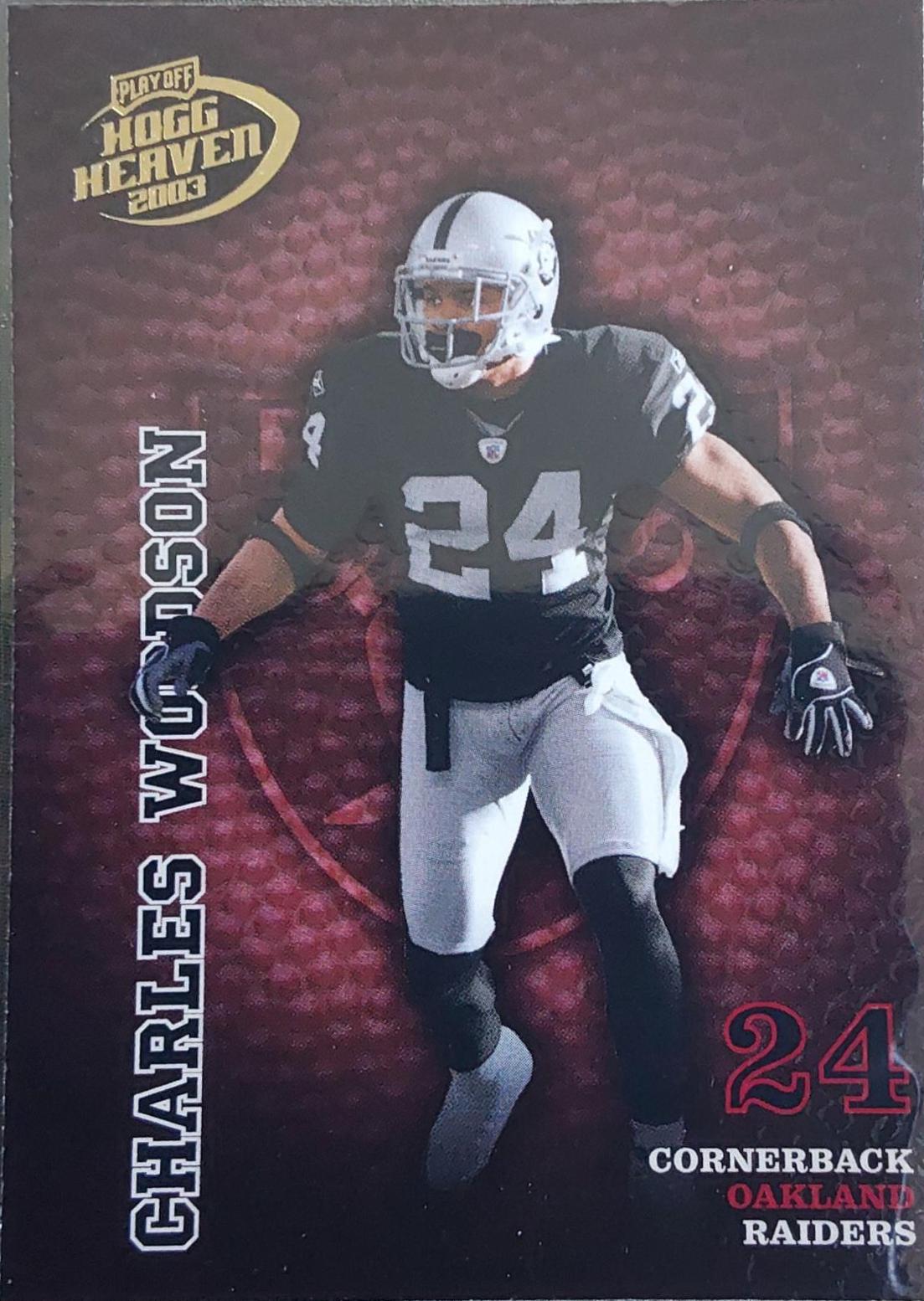 Charles Woodson #106 2003 Playoff Hogg Heaven Football