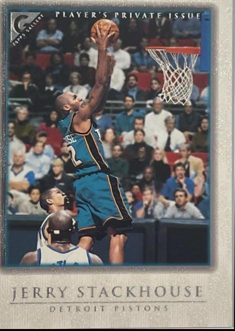 Jerry Stackhouse #5 Basketball Cards 1999 Topps Gallery