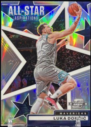 Luka Doncic #9 Basketball Cards 2021 Panini Contenders Optic All Star Aspirations