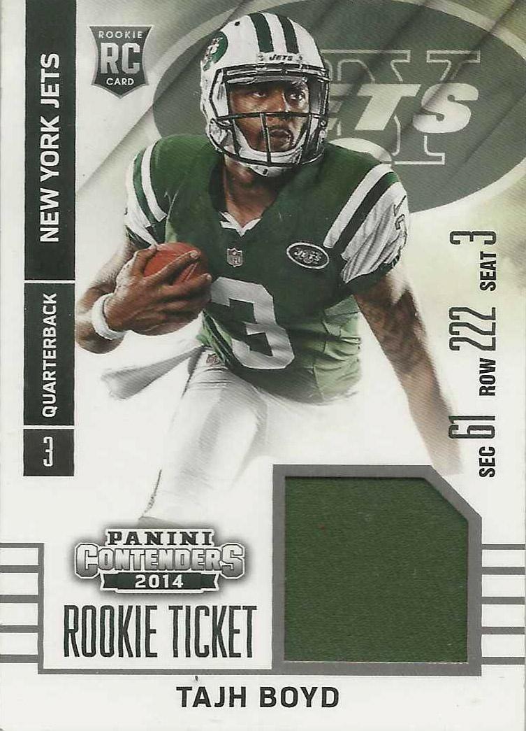 tajh boyd #RTS-19 Football Cards 2014 Panini Contenders Rookie Ticket Swatches