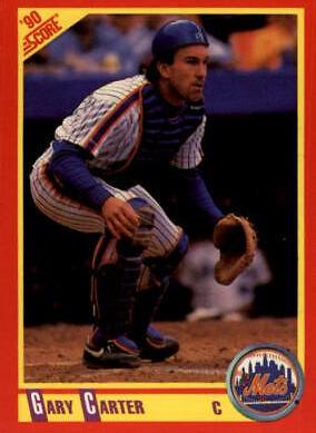 Gary Carter #416 Baseball Cards 1990 Score