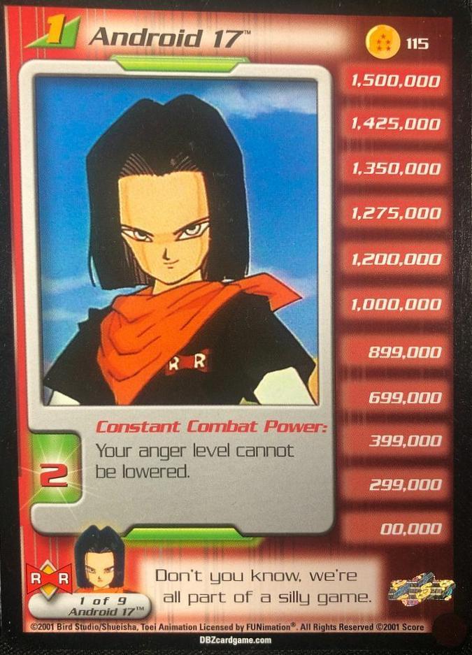 Android 17 115 Dragon Ball Z Android Saga