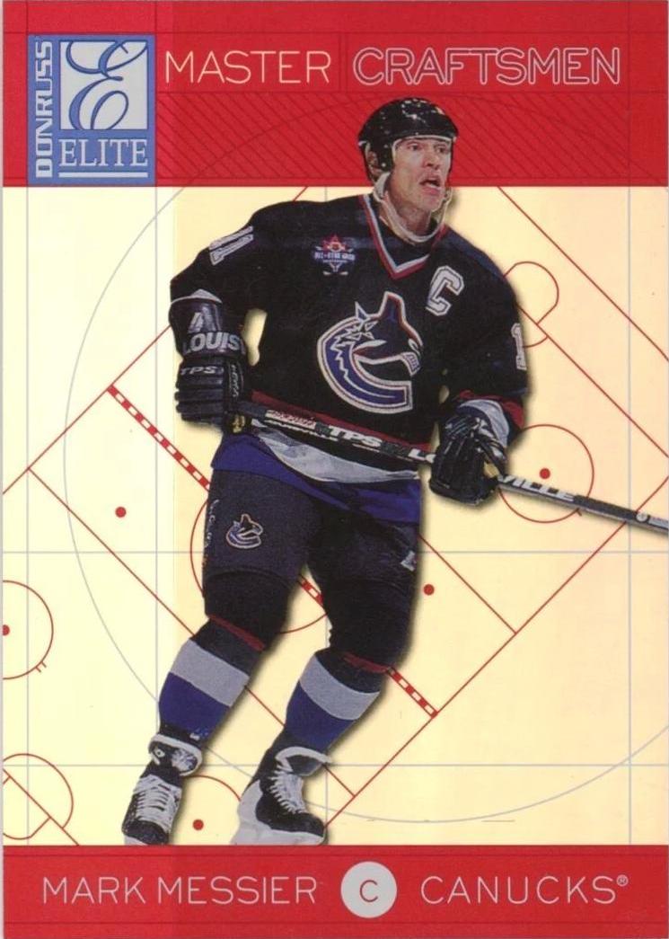Mark Messier #4 1997-98 Donruss Elite Hockey Craftsmen