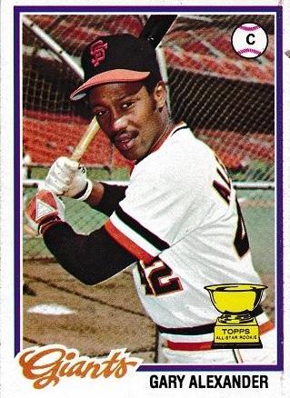 Gary Alexander #624 Baseball Cards 1978 Topps