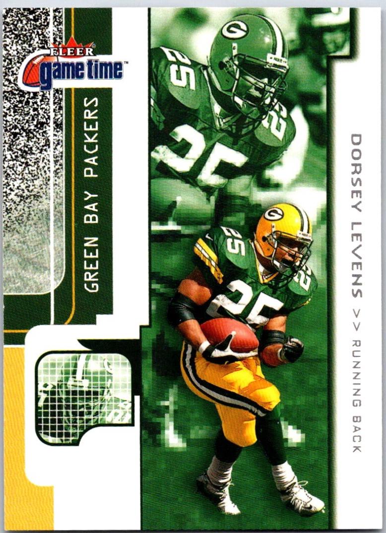 Dorsey Levens #77 2001 Fleer Game Time Football