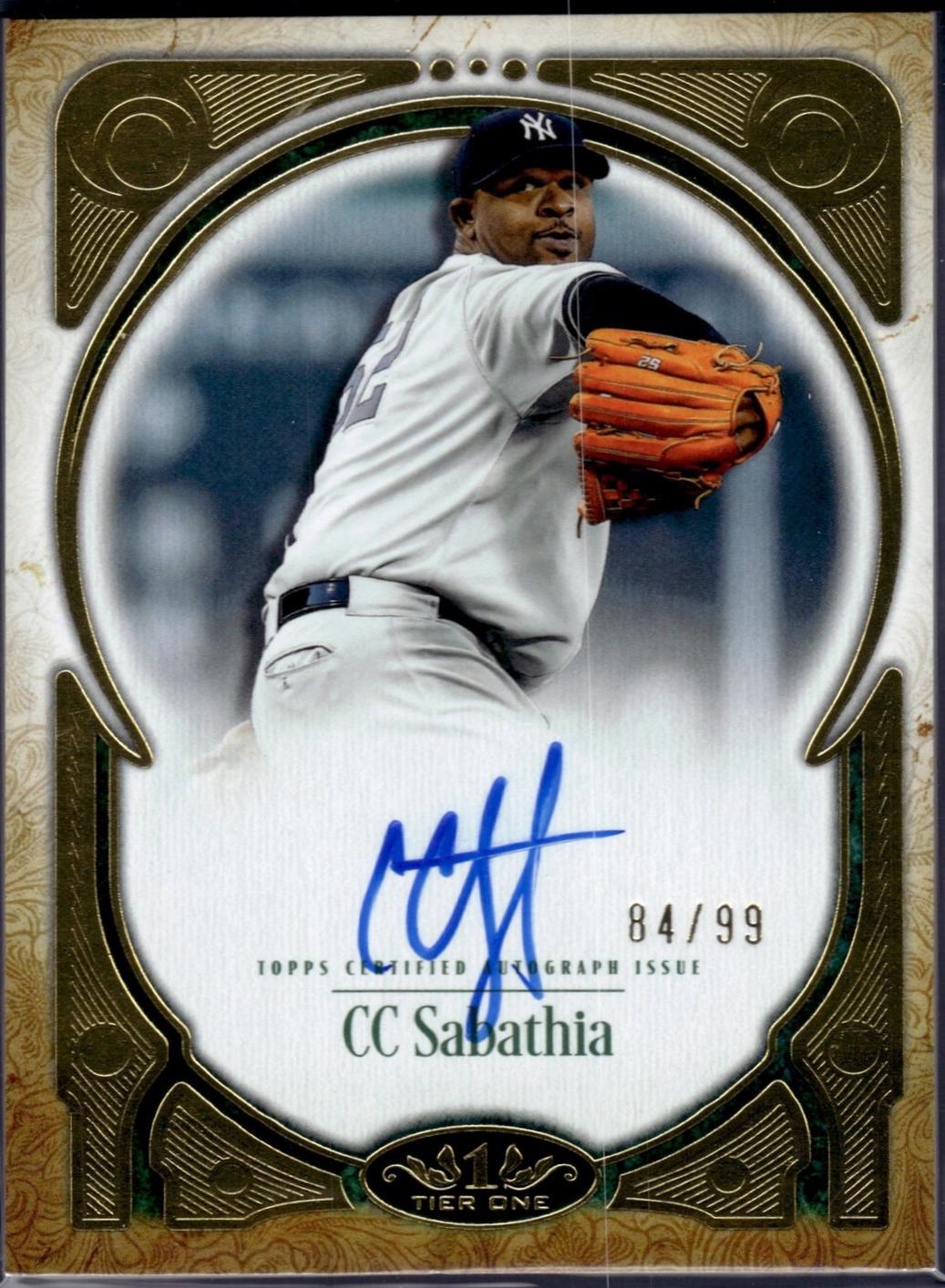 CC Sabathia #PPA-CSA 2026 Topps Tier One Baseball Prime Performers Autographs