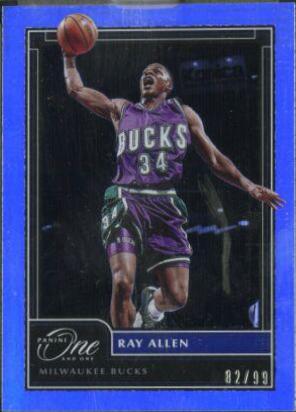 Ray Allen #156 2020-21 Panini One and One Basketball