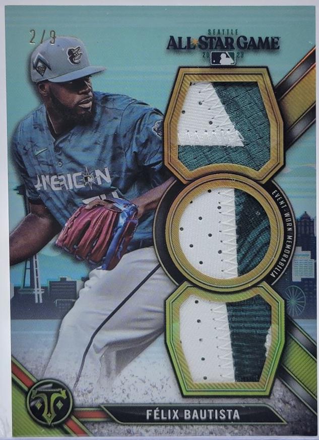Felix Bautista #ASP-FBA Baseball Cards 2024 Topps Triple Threads All-Star Game Patch