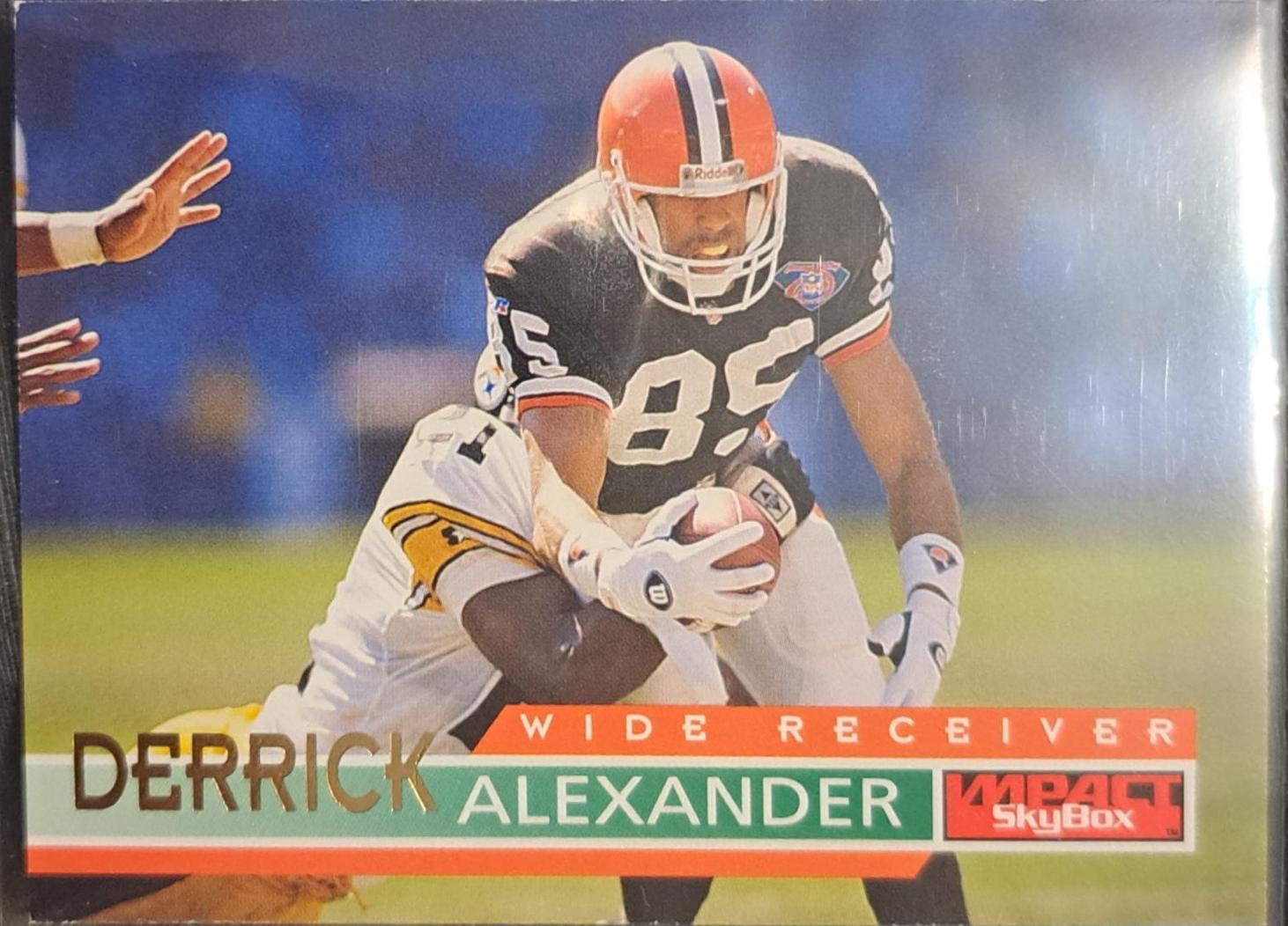 Derrick Alexander #29 Football Cards 1995 Skybox Impact