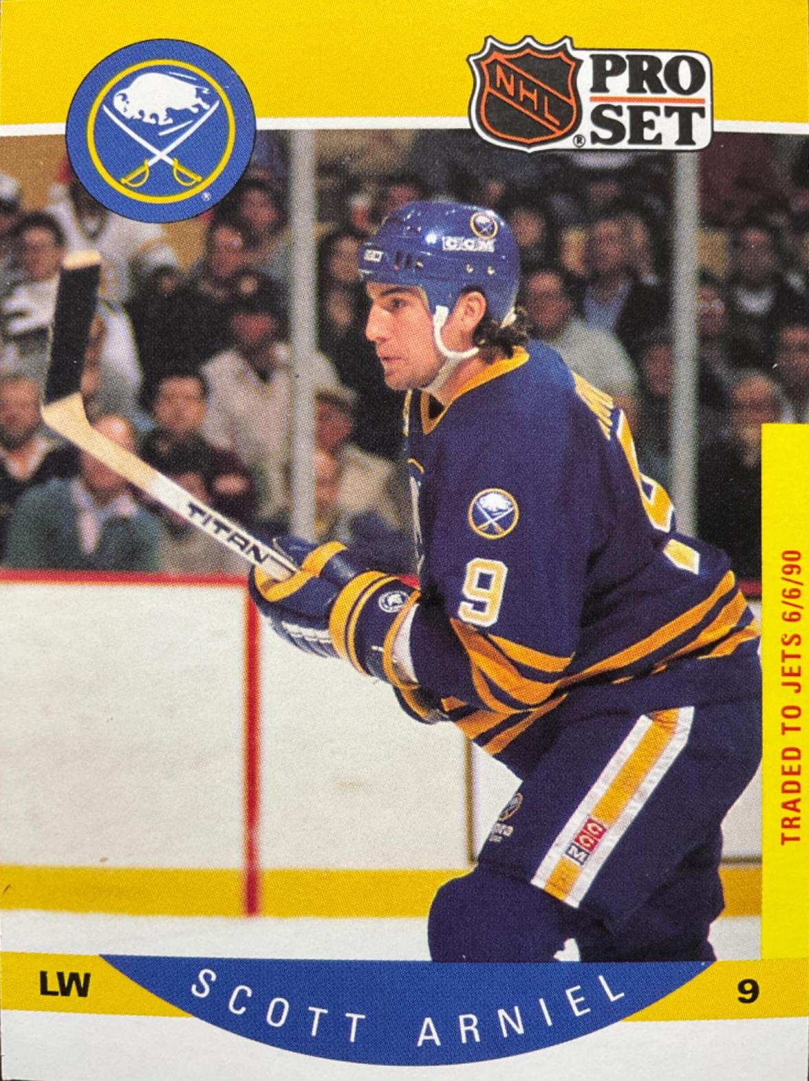 Scott Arniel #18 Hockey Cards 1990 Pro Set