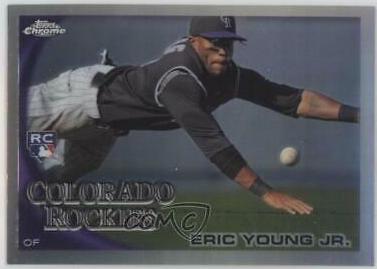 Eric Young Jr #171 Baseball Cards 2010 Topps Chrome