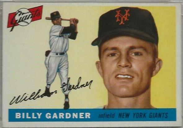 Billy Gardner #27 Baseball Cards 1955 Topps