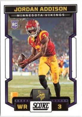 Jordan Addison #346 Football Cards 2023 Panini Score