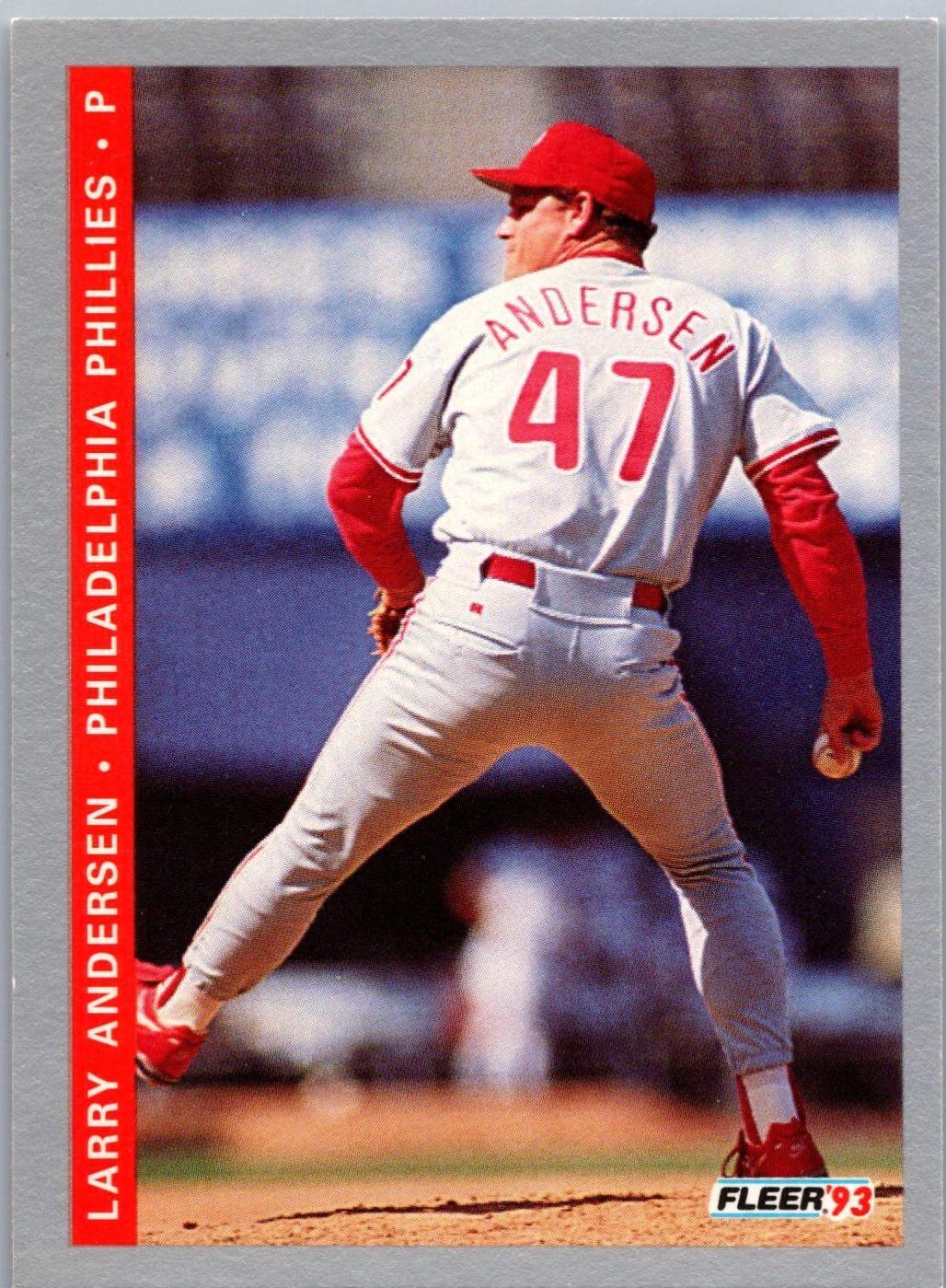 Larry Andersen #F-108 Baseball Cards 1993 Fleer Final Edition