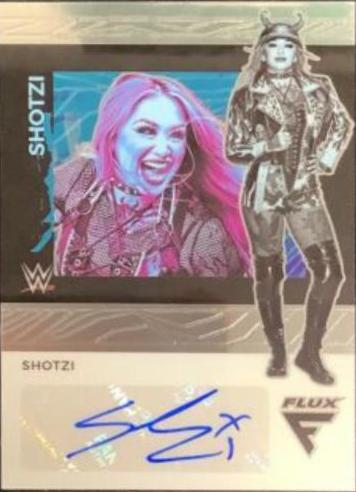 Shotzi #FX-SZI Wrestling Cards 2022 Panini Chronicles WWE Flux Autographs