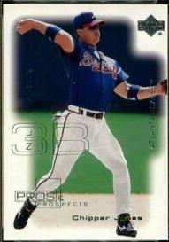 Chipper Jones #48 Baseball Cards 2000 UD Pros & Prospects