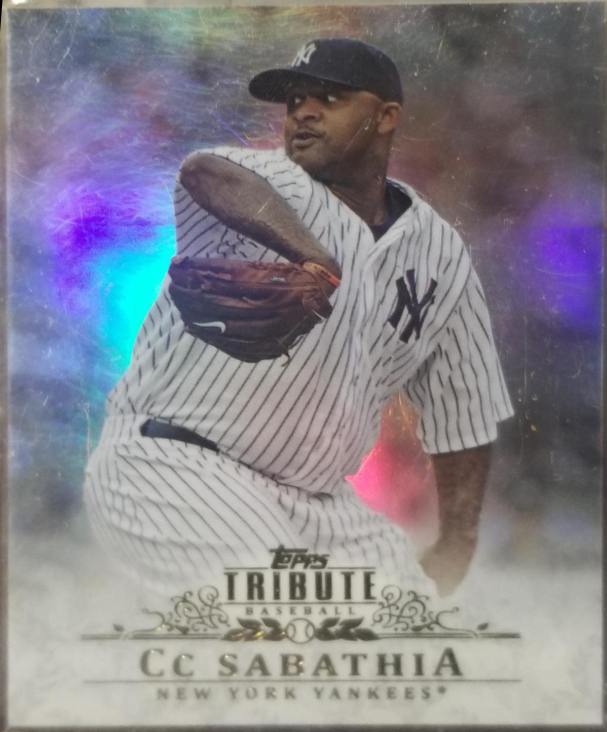 CC Sabathia #7 Baseball Cards 2013 Topps Tribute