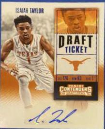 Isaiah Taylor [Autograph Draft Ticket] #167