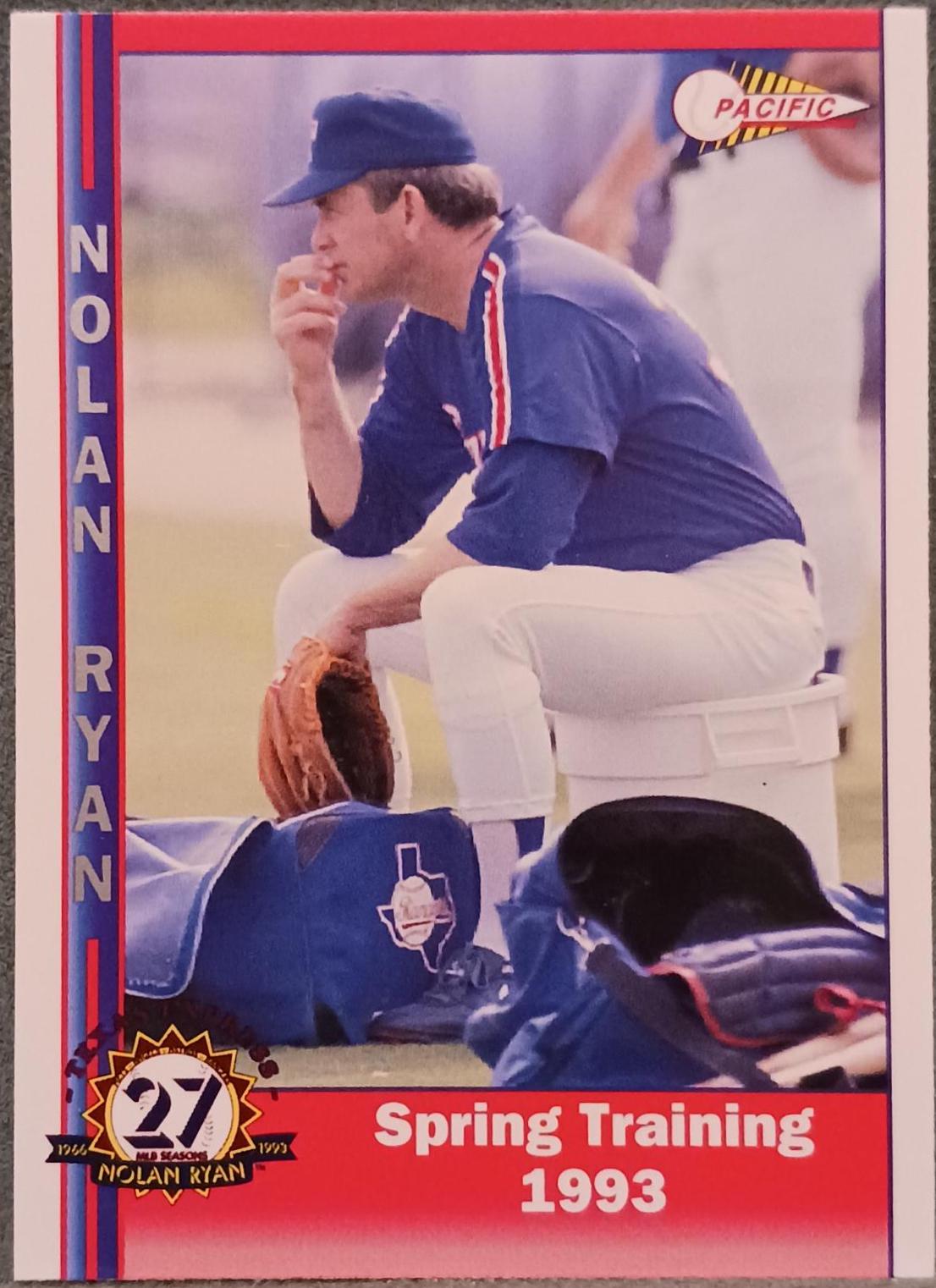 Nolan Ryan #247 Baseball Cards 1991 Pacific Nolan Ryan