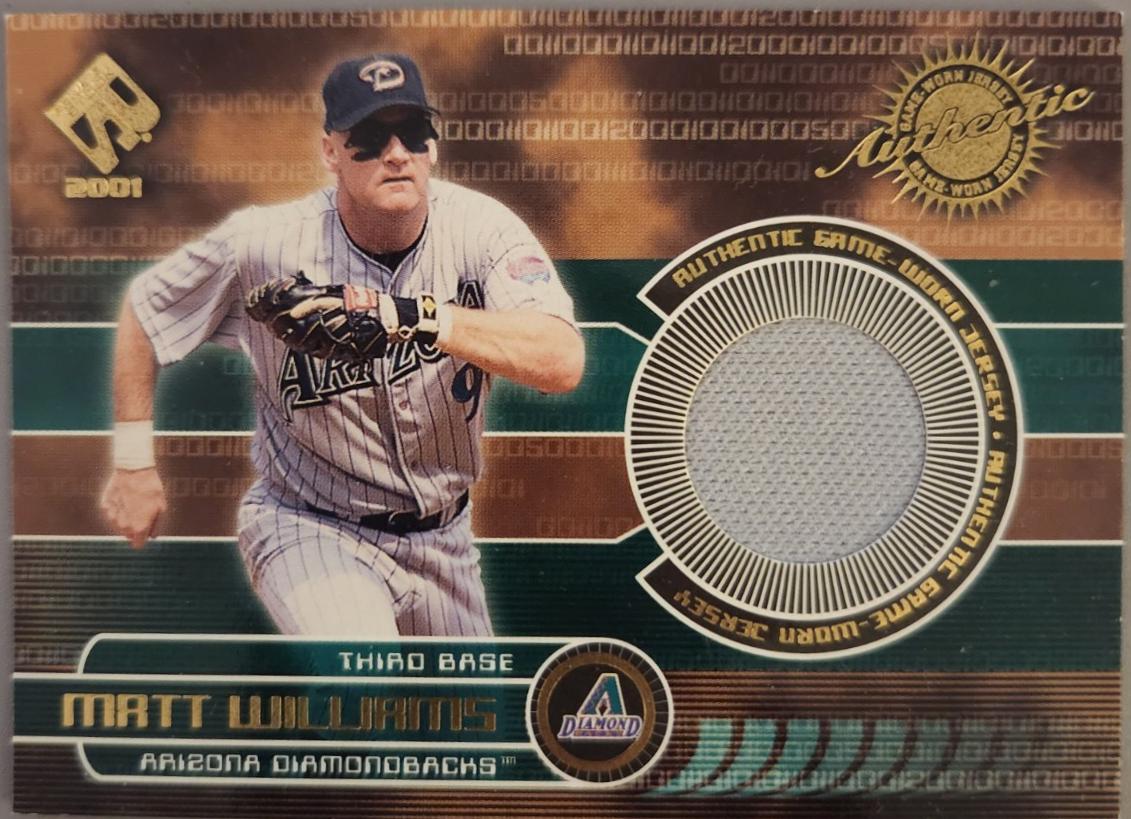 Matt Williams #20 2001 Pacific Private Game Used Baseball