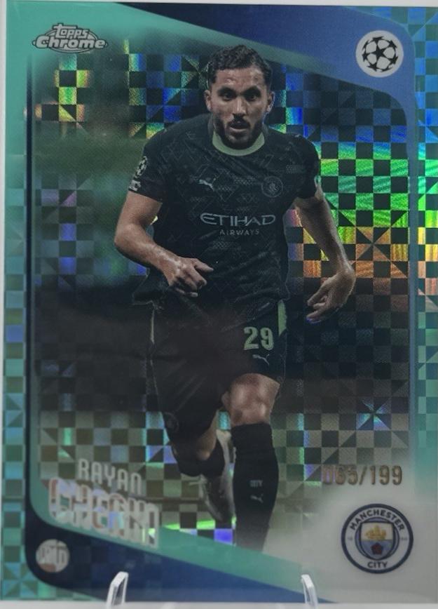 Rayan Cherki [Teal Refractor] #1