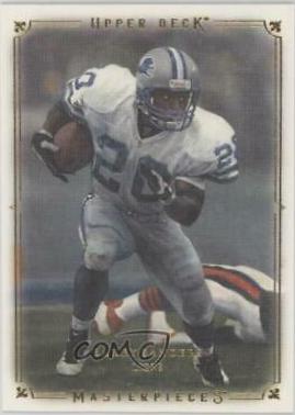 Barry Sanders #5 Football Cards 2008 Upper Deck Masterpieces
