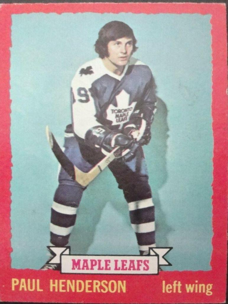 Paul Henderson #7 Hockey Cards 1973 O-Pee-Chee