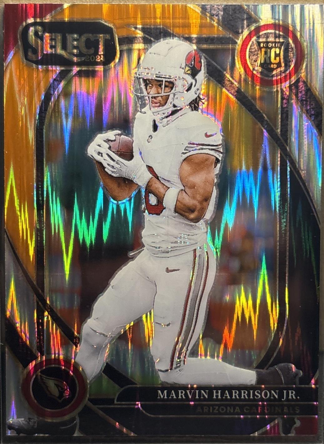 Marvin Harrison Jr. [Black Orange Prizm Shock] #219 Prices | 2024