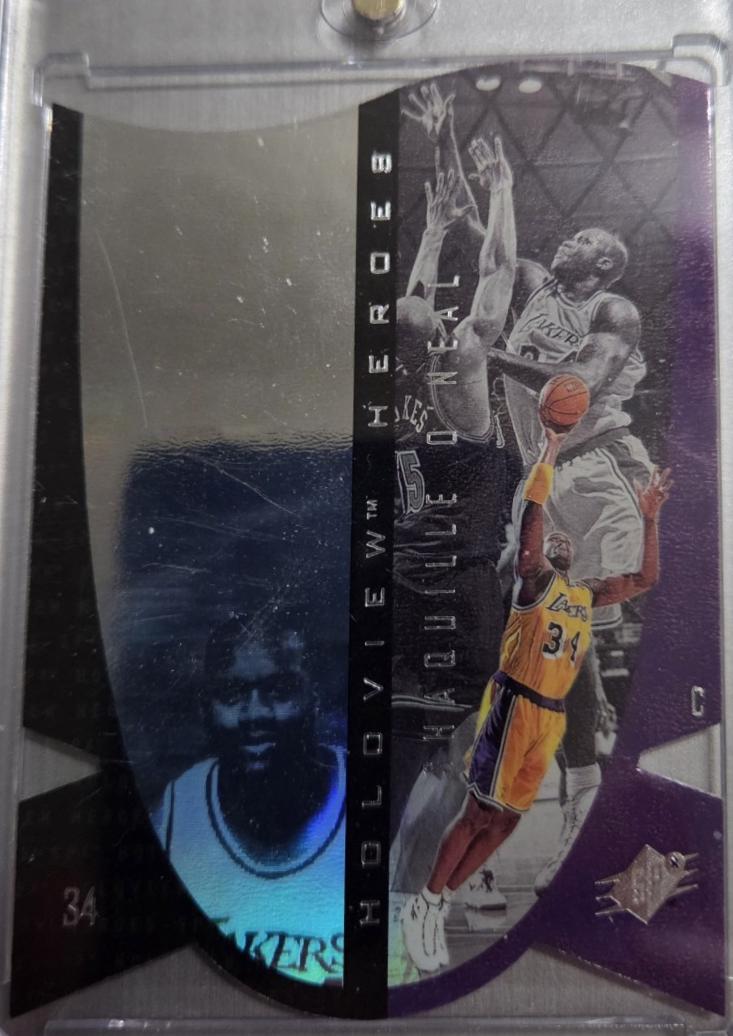 Shaquille O'Neal #H15 Basketball Cards 1997 Spx Holoview Heroes