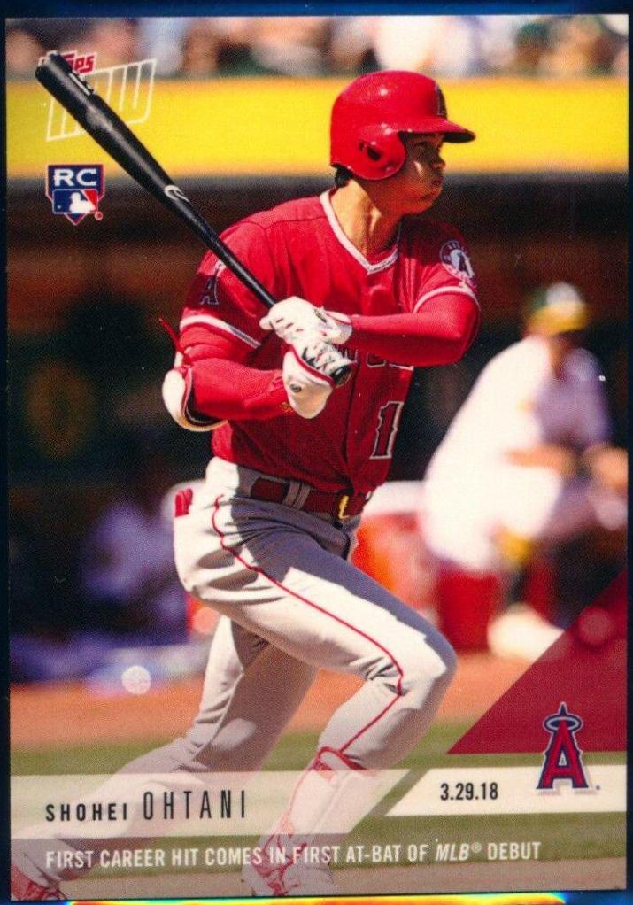 Shohei Ohtani #5 Baseball Cards 2018 Topps Now