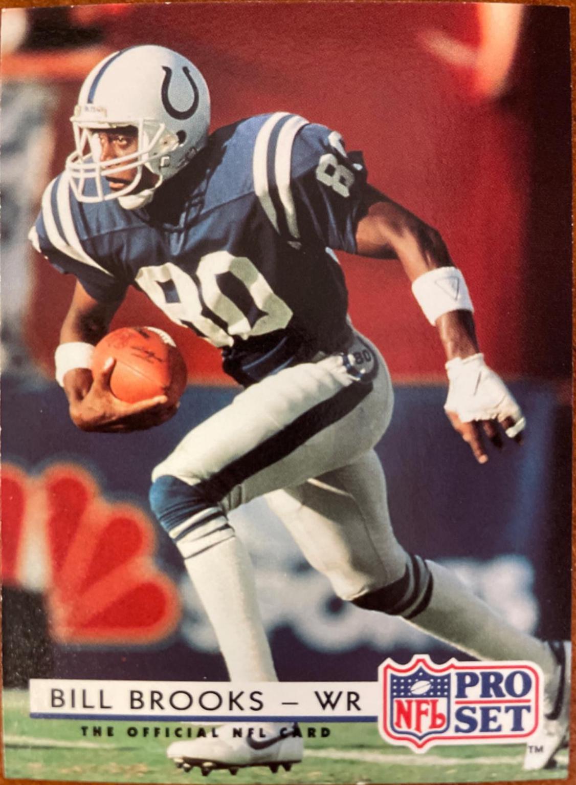 Bill Brooks #192 Football Cards 1992 Pro Set