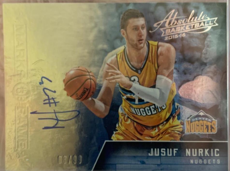 Jussi Nuric #MK-JN Basketball Cards 2015 Panini Absolute Marks of Fame