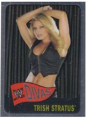 Trish Stratus #60 Wrestling Cards 2006 Topps Heritage Chrome WWE