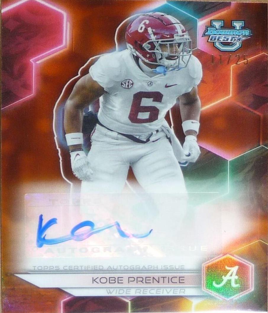 Kobe Prentice [Orange] #BOA-KPR Prices | 2023 Bowman's Best University ...