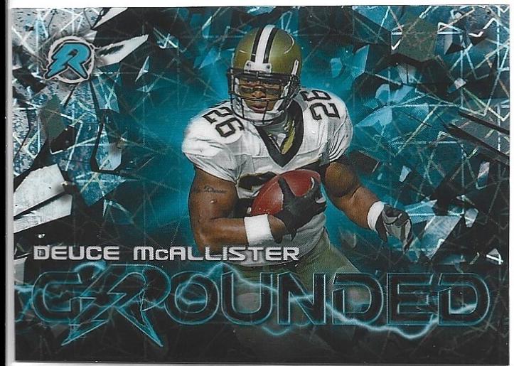 Deuce McAllister [Lazer Refractor] #RG-15