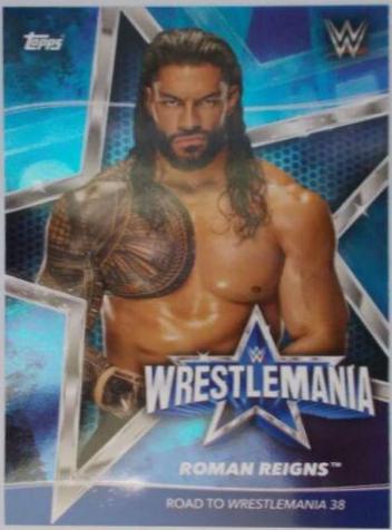 Roman Reigns #208 Wrestling Cards 2021 Topps WWE Superstars
