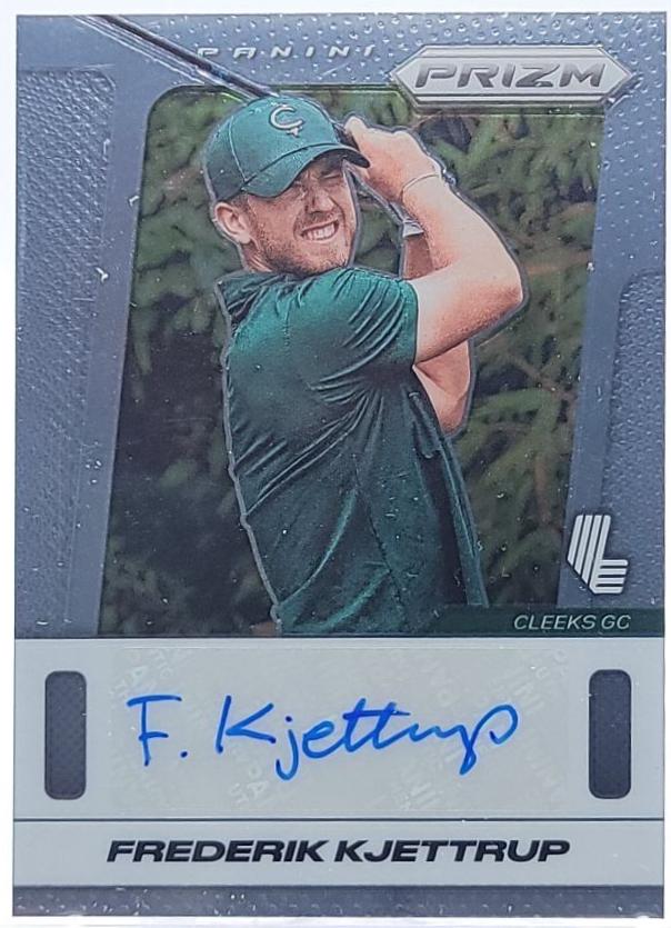 Frederik Kjettrup #17 2025 Panini Prizm LIV Throwback Signature Golf