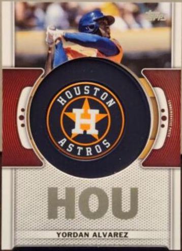 2023 Topps Team Logo Patch Yordan Alvarez #TLP-YA card
