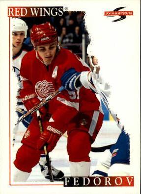 Sergei Fedorov #100 Hockey Cards 1995 Score