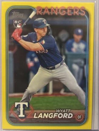 2024 Topps Update Wyatt Langford [Yellow] #US151 card