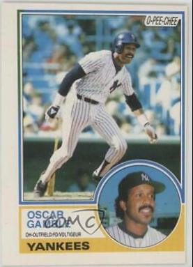 Oscar Gamble #19 Baseball Cards 1983 O Pee Chee