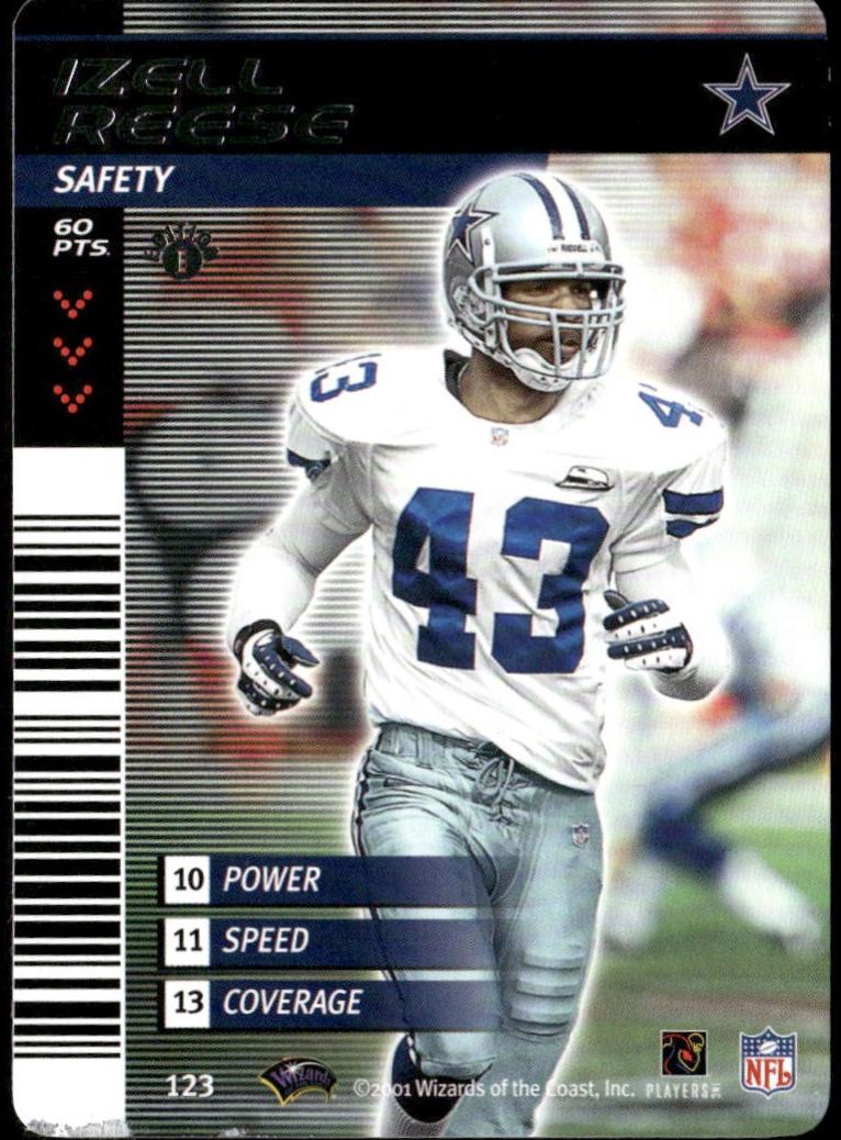 Izell Reese #123 2001 NFL Showdown