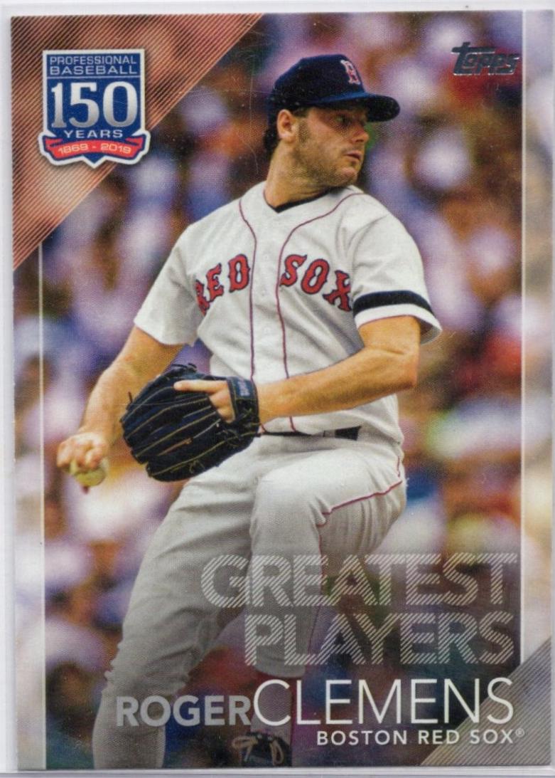 Roger Clemens #150-34 2019 Topps Update 150 Years of Professional Baseball