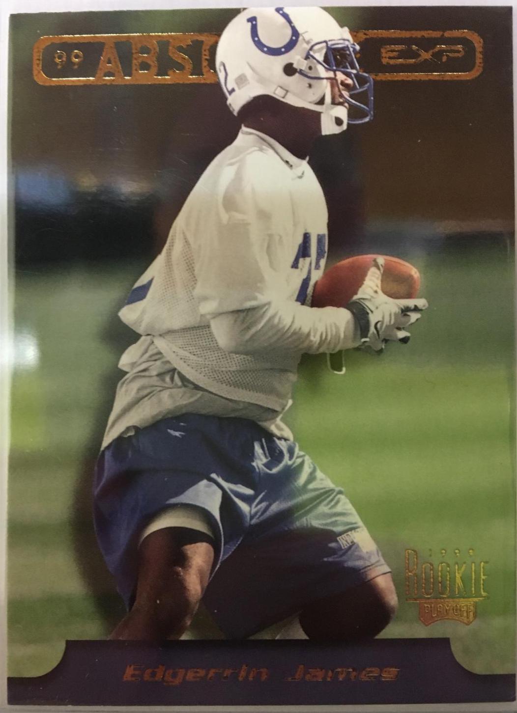 Edgerrin James #4 Football Cards 1999 Playoff Absolute Exp