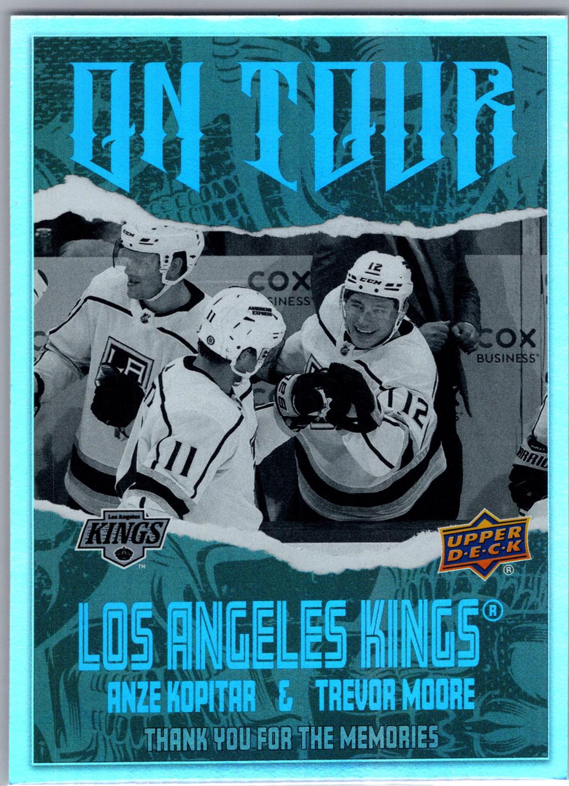 Anze Kopitar / Trevor Moore #OT-18 Hockey Cards 2024 Upper Deck On Tour