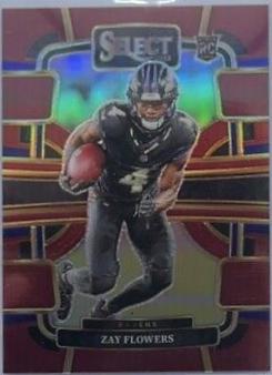 Zay Flowers [Maroon Prizm] #8 Prices | 2023 Panini Select