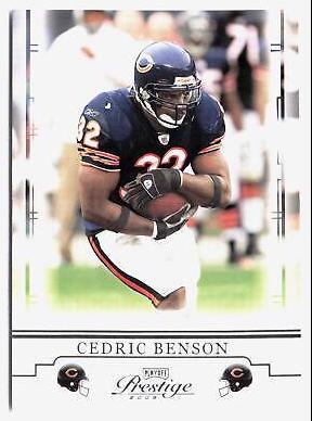 Cedric Benson #17 Football Cards 2008 Playoff Prestige
