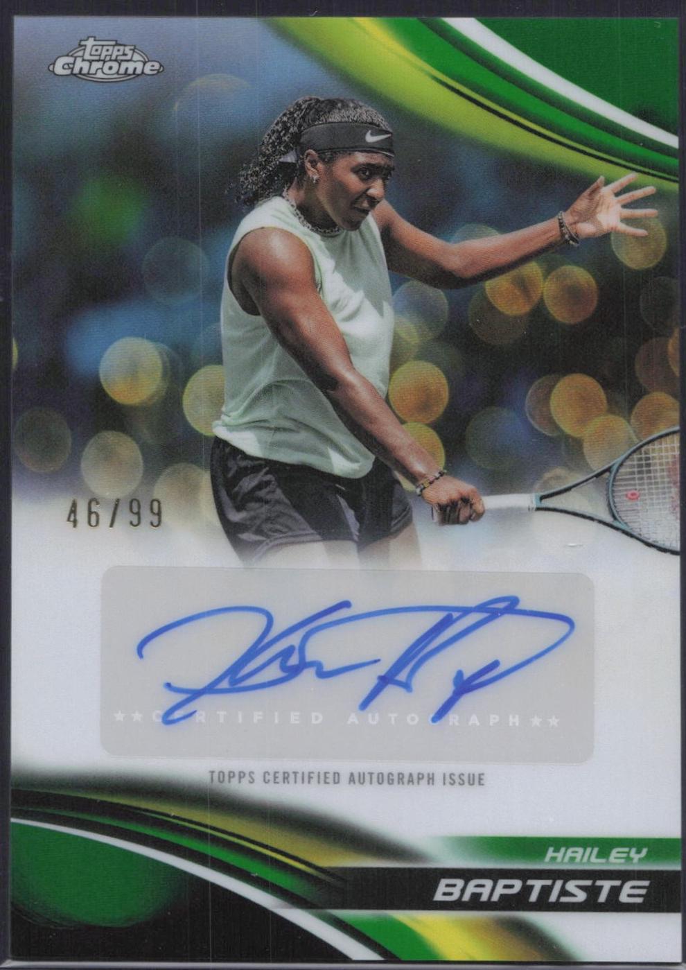 Hailey Baptiste [Green Refractor] #CA-HBE